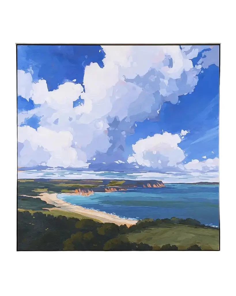 John-Richard Collection "Coastal Keepsake, Large" Framed Giclee by Sarah Thomas
