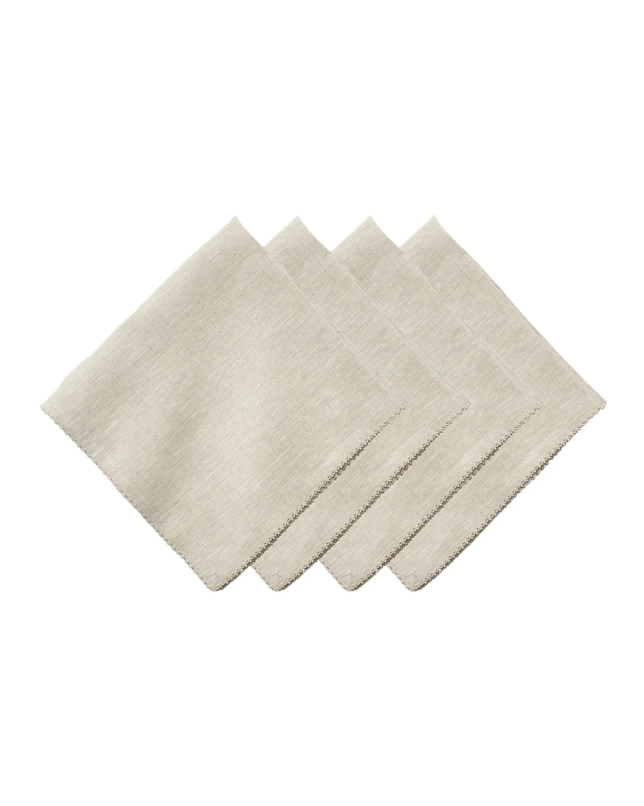 Juliska Berry Scallop Napkins, Set of 4