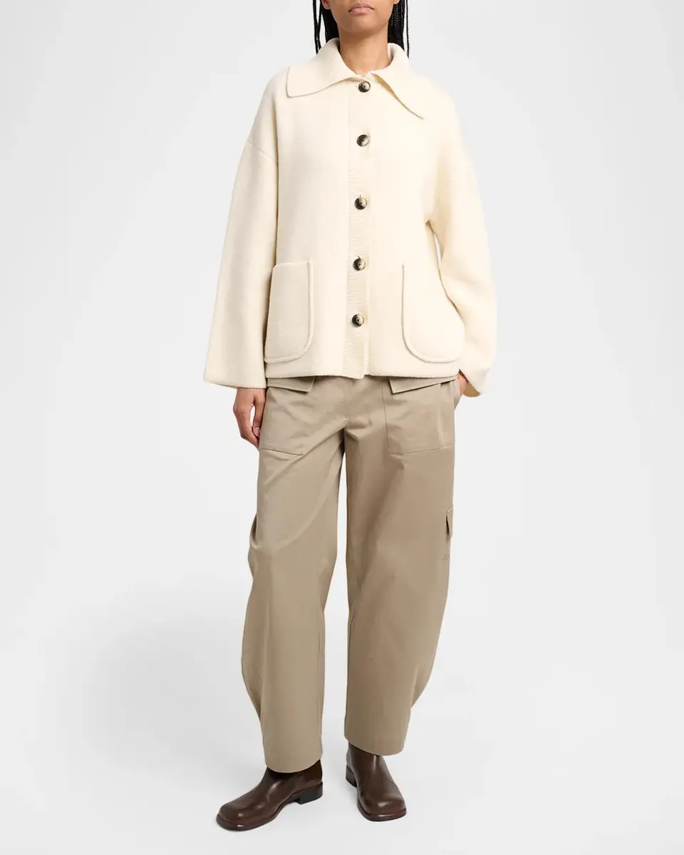 Proenza Schouler White Label Nelly Merino Wool Jacket | Thumbnail 2 Proenza Schouler White Label Nelly Merino Wool Jacket | Thumbnail 2