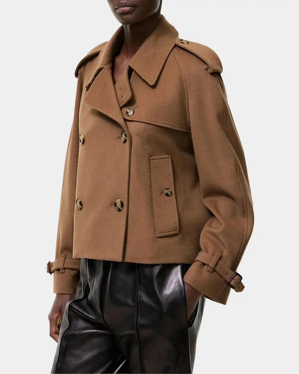 Burberry Mayfair Cropped Cashmere Trench Jacket | Thumbnail 4 Burberry Mayfair Cropped Cashmere Trench Jacket | Thumbnail 4
