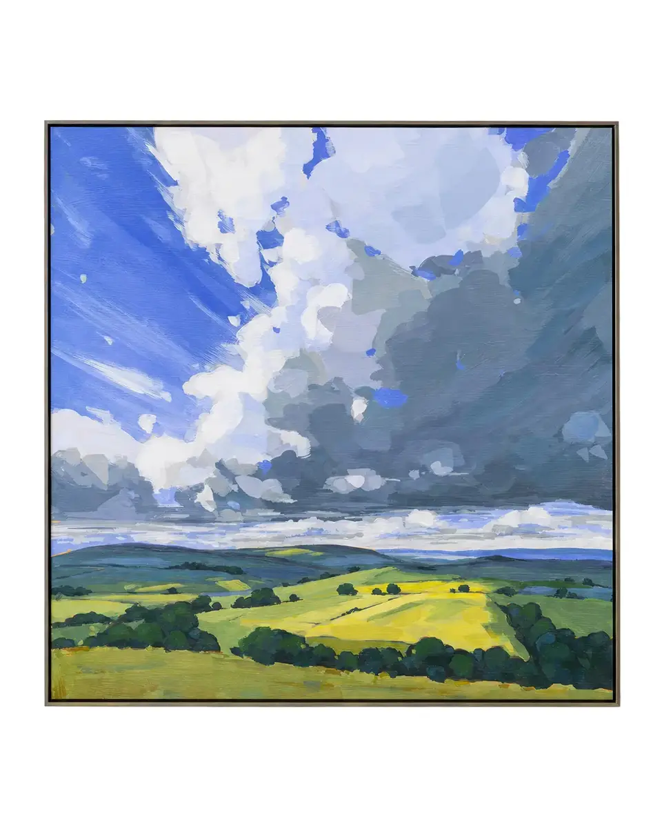 John-Richard Collection "Fields of Green and Gold No. 1, Large" Framed Giclee by Sarah Thomas | Thumbnail 2 John-Richard Collection "Fields of Green and Gold No. 1, Large" Framed Giclee by Sarah Thomas | Thumbnail 2
