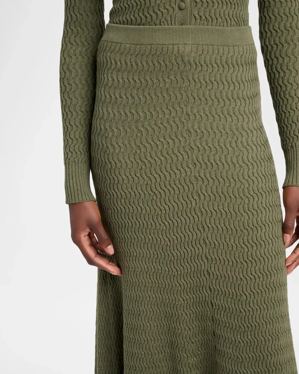 Proenza Schouler White Label Magnolia Knit Midi Skirt | Thumbnail 5