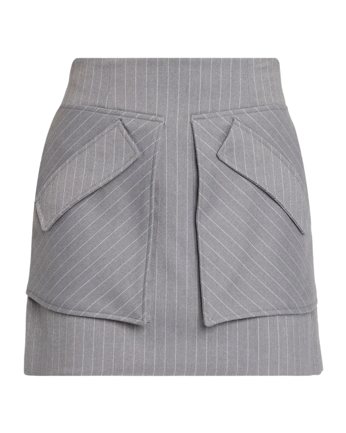 Cherry Grey Pinstripe Skirt Cherry Grey Pinstripe Skirt