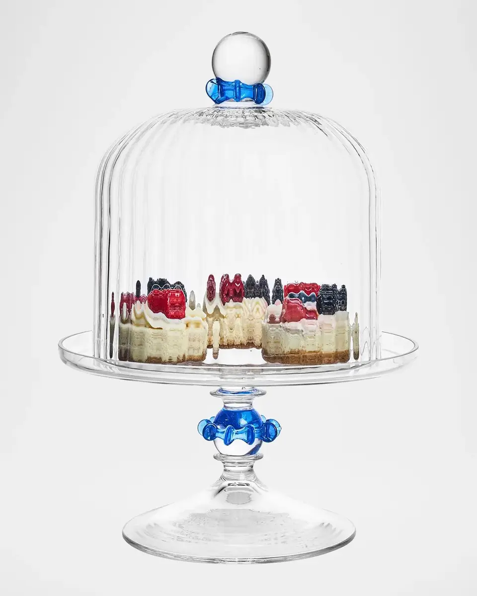 Juliska Nell Ruffle Petite Cake Dome & Stand | Thumbnail 2 Juliska Nell Ruffle Petite Cake Dome & Stand | Thumbnail 2