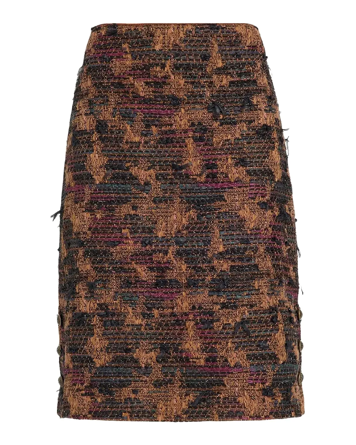 Olsen Tweed Knee-Length Skirt