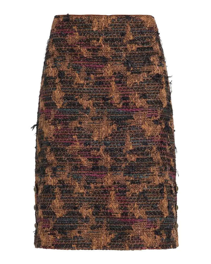 Kobi Halperin Olsen Tweed Knee-Length Skirt | Image 1 Kobi Halperin Olsen Tweed Knee-Length Skirt | Image 1