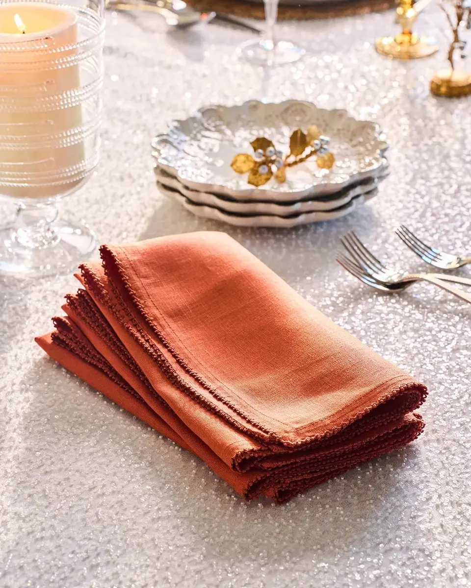 Juliska Berry Scallop Napkins, Set of 4 | Thumbnail 5