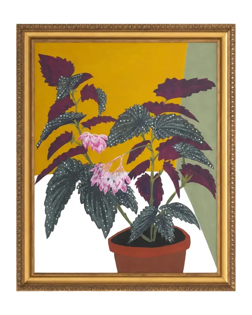 John-Richard Collection "Polka Dot Begonia" Framed Giclee by Michael Pfleghaar | Image 1 John-Richard Collection "Polka Dot Begonia" Framed Giclee by Michael Pfleghaar | Image 1