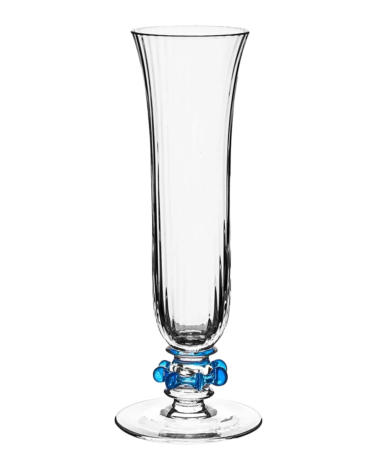 Juliska Nell Ruffle 5 oz. Champagne Flute, Chambray