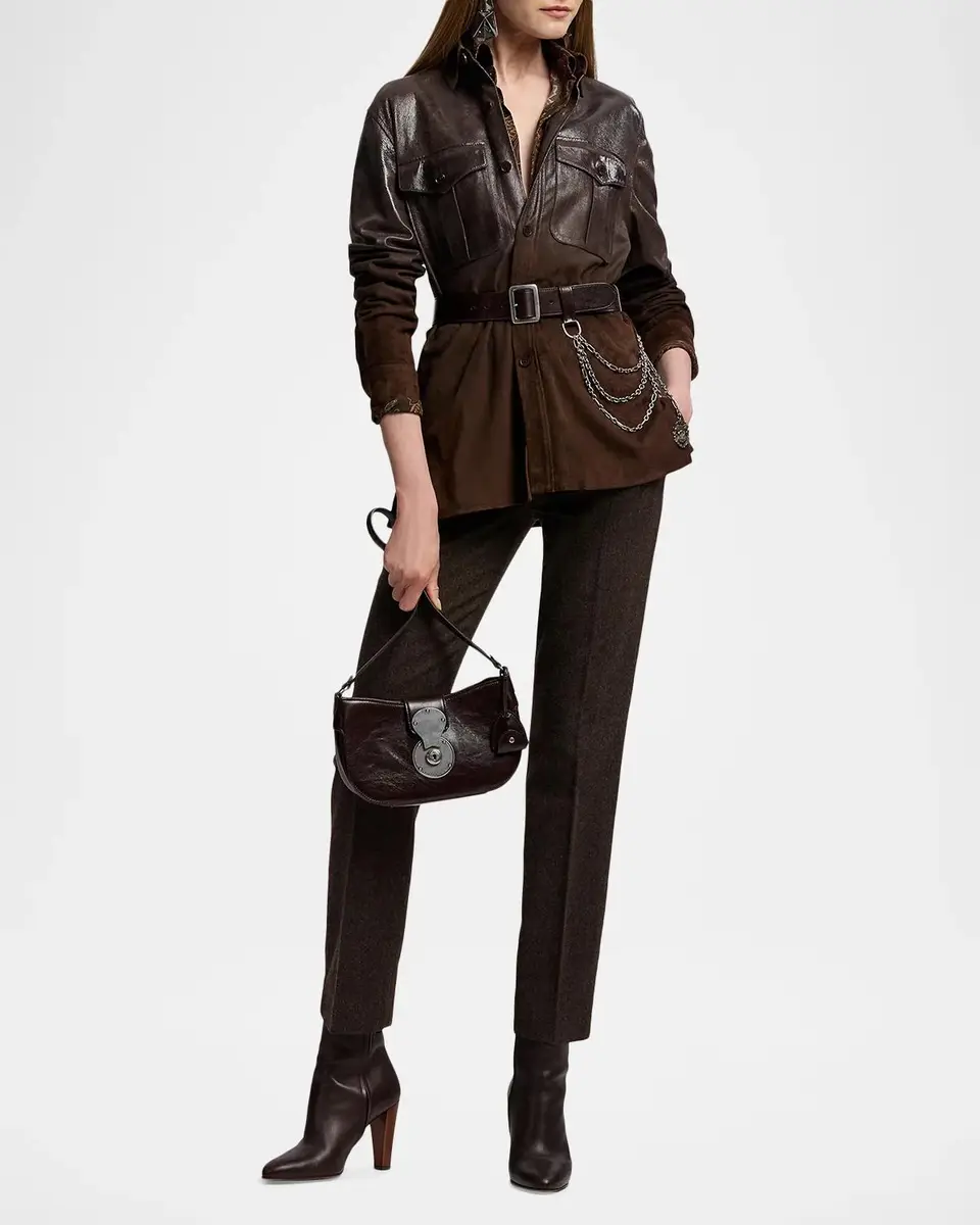 Ralph Lauren Collection Andrey Striped Herringbone Pants | Thumbnail 2 Ralph Lauren Collection Andrey Striped Herringbone Pants | Thumbnail 2