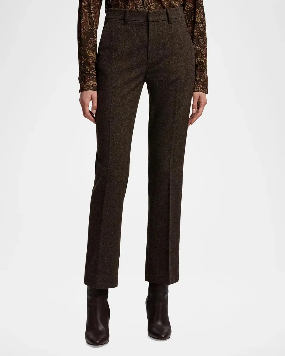 Ralph Lauren Collection Andrey Striped Herringbone Pants | Thumbnail 4 Ralph Lauren Collection Andrey Striped Herringbone Pants | Thumbnail 4
