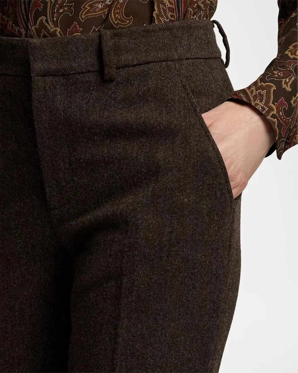 Ralph Lauren Collection Andrey Striped Herringbone Pants | Thumbnail 5 Ralph Lauren Collection Andrey Striped Herringbone Pants | Thumbnail 5