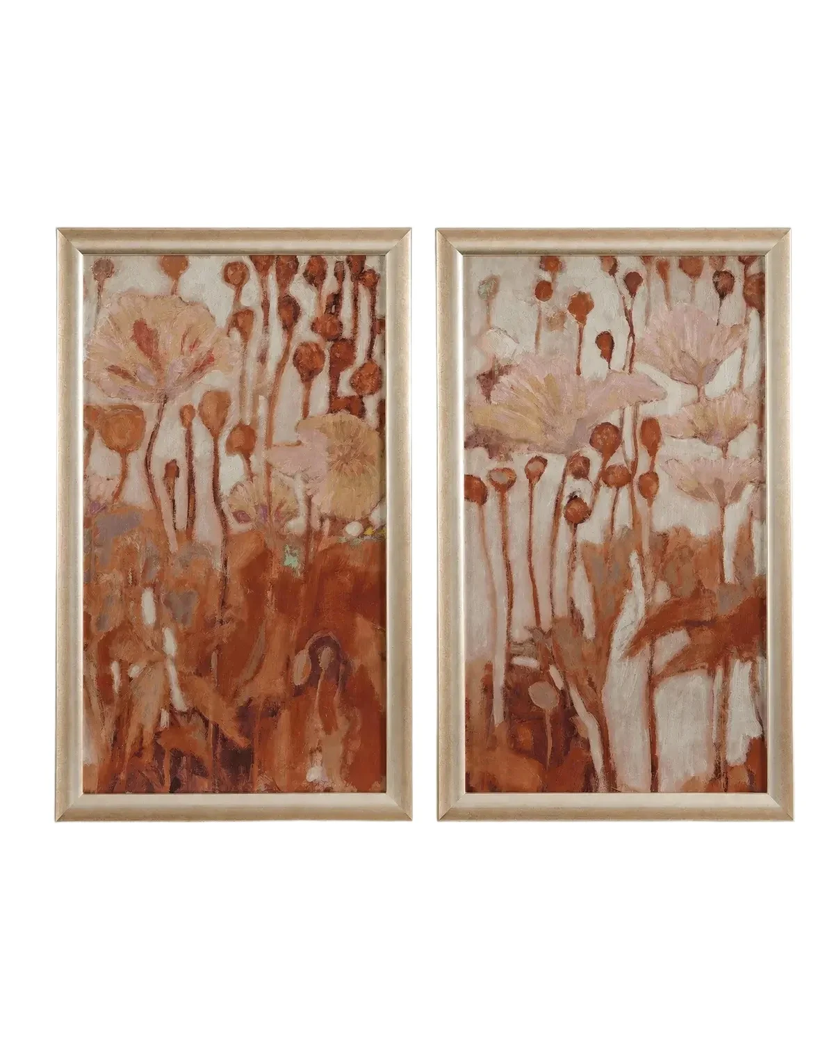 John-Richard Collection "Poppies No. 1-2" Framed Giclee Diptych by Mary Pratt