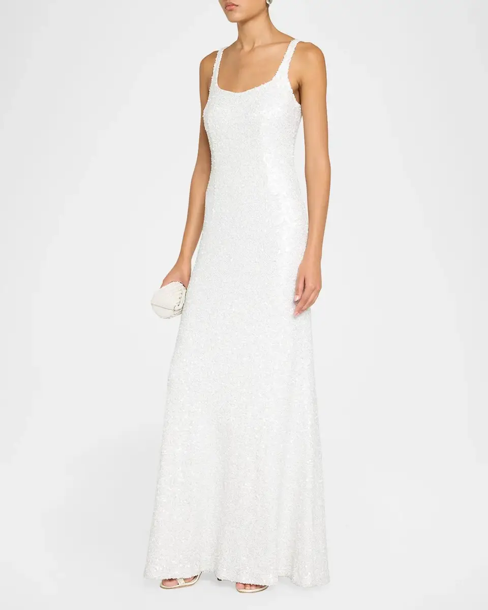 Ramy Brook Sequined Column Gown | Thumbnail 4 Ramy Brook Sequined Column Gown | Thumbnail 4