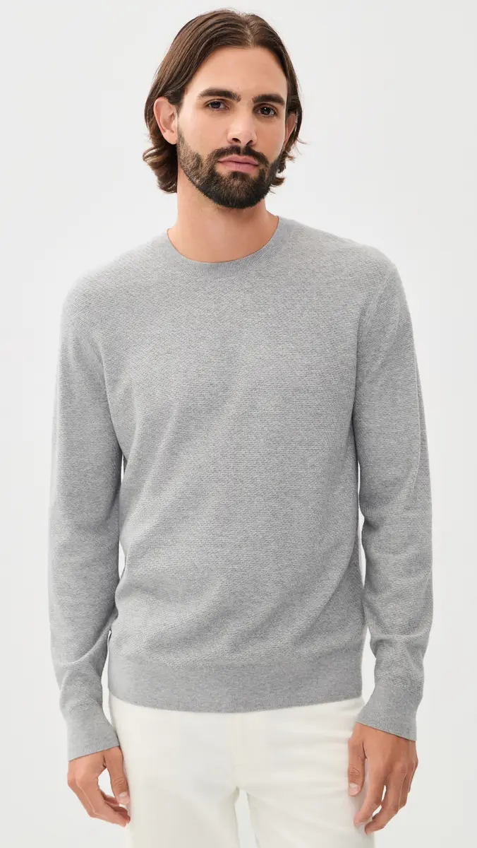Theory Riland Light Bilen Crewneck | Thumbnail 2 Theory Riland Light Bilen Crewneck | Thumbnail 2