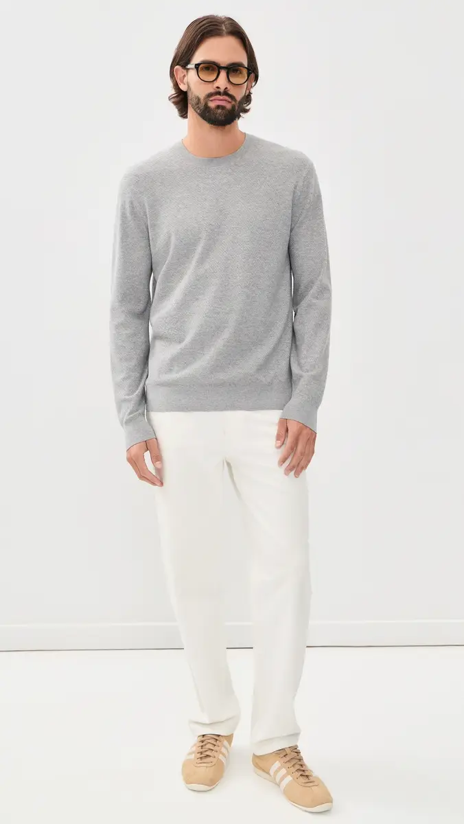 Theory Riland Light Bilen Crewneck | Thumbnail 5 Theory Riland Light Bilen Crewneck | Thumbnail 5
