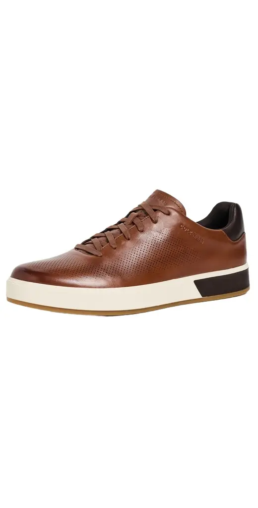 Cole Haan Grandpro Angleace Sneakers British Tan/Dk Chocolate/ | Image 1 Cole Haan Grandpro Angleace Sneakers British Tan/Dk Chocolate/ | Image 1