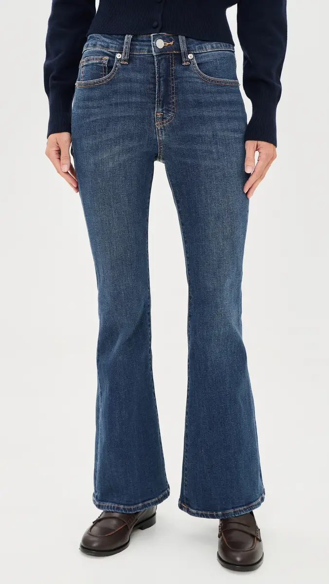 GOOD AMERICAN Good Petite Flare Jeans | Thumbnail 2 GOOD AMERICAN Good Petite Flare Jeans | Thumbnail 2