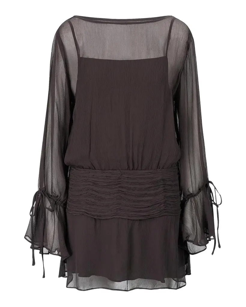 Staud Beatrix Plissé Mini Dress | Image 1 Staud Beatrix Plissé Mini Dress | Image 1