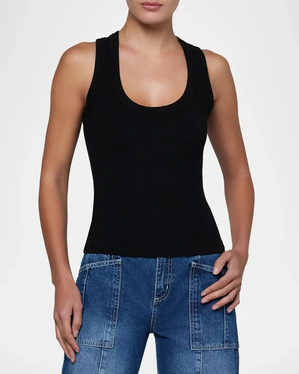 L'Agence Shania Racerback Tank Top | Thumbnail 4