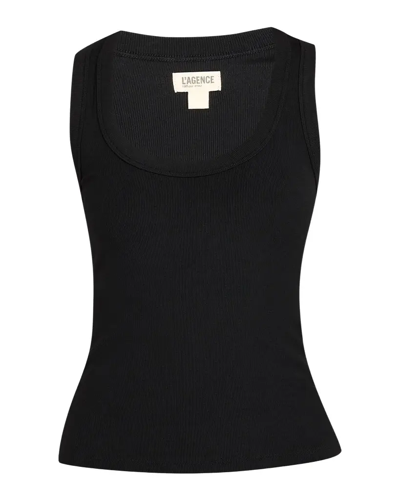 L'Agence Shania Racerback Tank Top | Image 1 L'Agence Shania Racerback Tank Top | Image 1