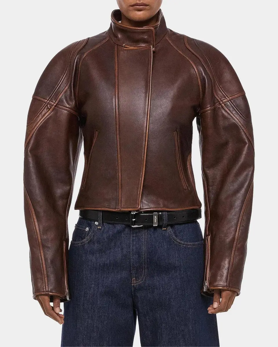Helmut Lang Leather Saddle Jacket | Thumbnail 4