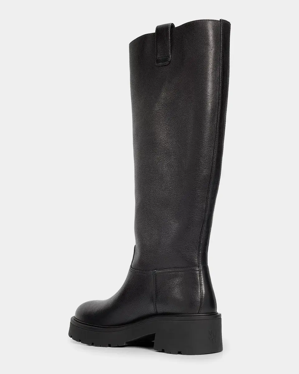 Stuart Weitzman Ren Knee-High Lug Sole Leather Boots | Thumbnail 4 Stuart Weitzman Ren Knee-High Lug Sole Leather Boots | Thumbnail 4