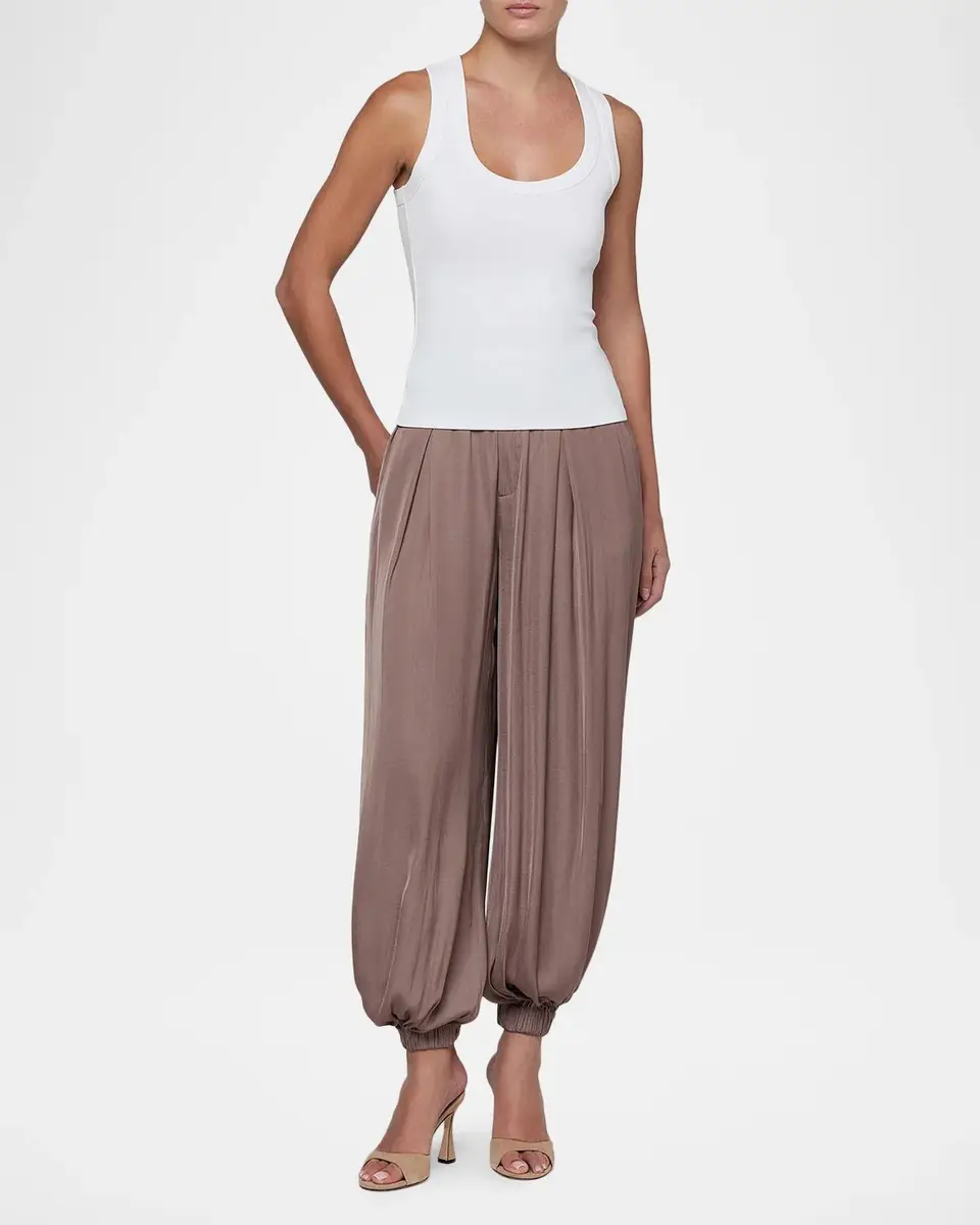 L'Agence Shania Racerback Tank Top | Thumbnail 2 L'Agence Shania Racerback Tank Top | Thumbnail 2