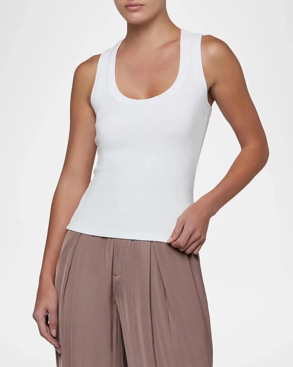L'Agence Shania Racerback Tank Top | Thumbnail 3 L'Agence Shania Racerback Tank Top | Thumbnail 3