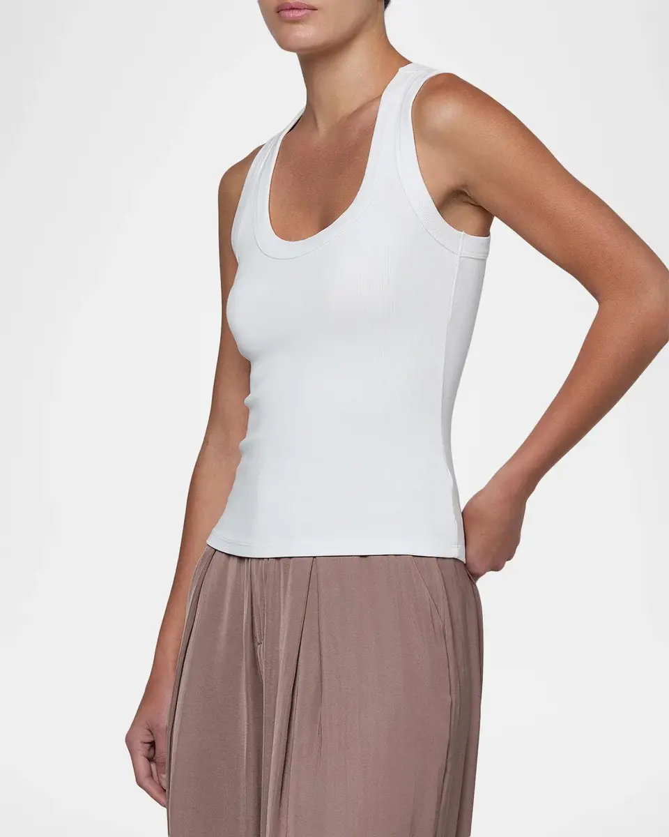 L'Agence Shania Racerback Tank Top | Thumbnail 4 L'Agence Shania Racerback Tank Top | Thumbnail 4