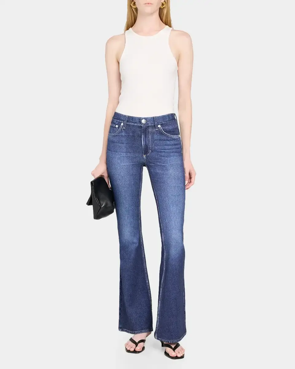 rag & bone rb Miramar Dahlia Ponte Flare Jeans | Thumbnail 2 rag & bone rb Miramar Dahlia Ponte Flare Jeans | Thumbnail 2