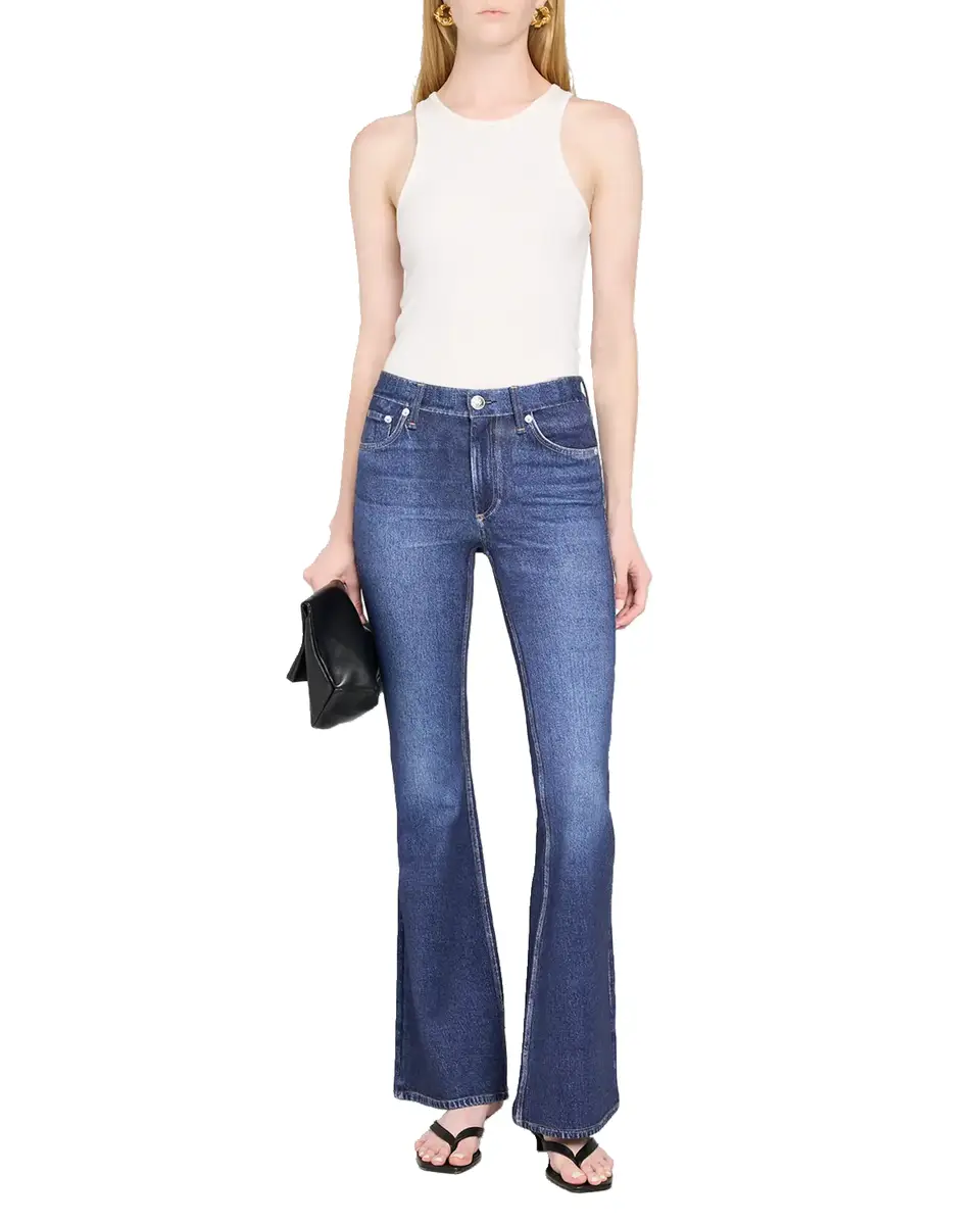 rag & bone rb Miramar Dahlia Ponte Flare Jeans | Thumbnail 6 rag & bone rb Miramar Dahlia Ponte Flare Jeans | Thumbnail 6