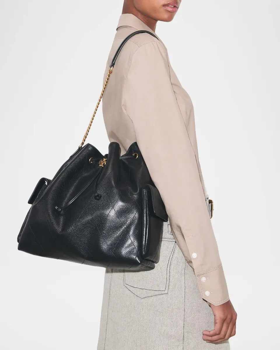 Tory Burch Large Charlie Quilted Leather Shoulder Bag | Thumbnail 2