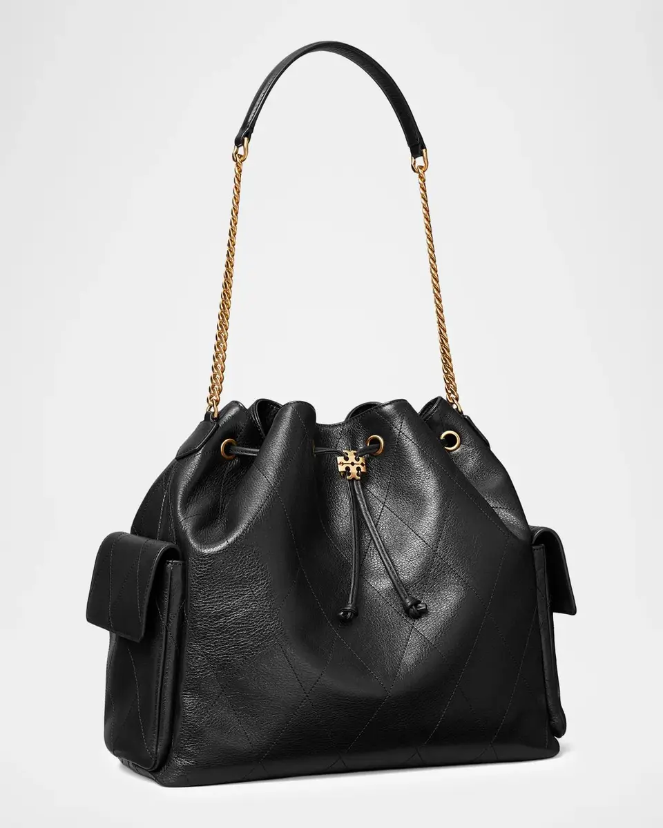 Tory Burch Large Charlie Quilted Leather Shoulder Bag | Thumbnail 3