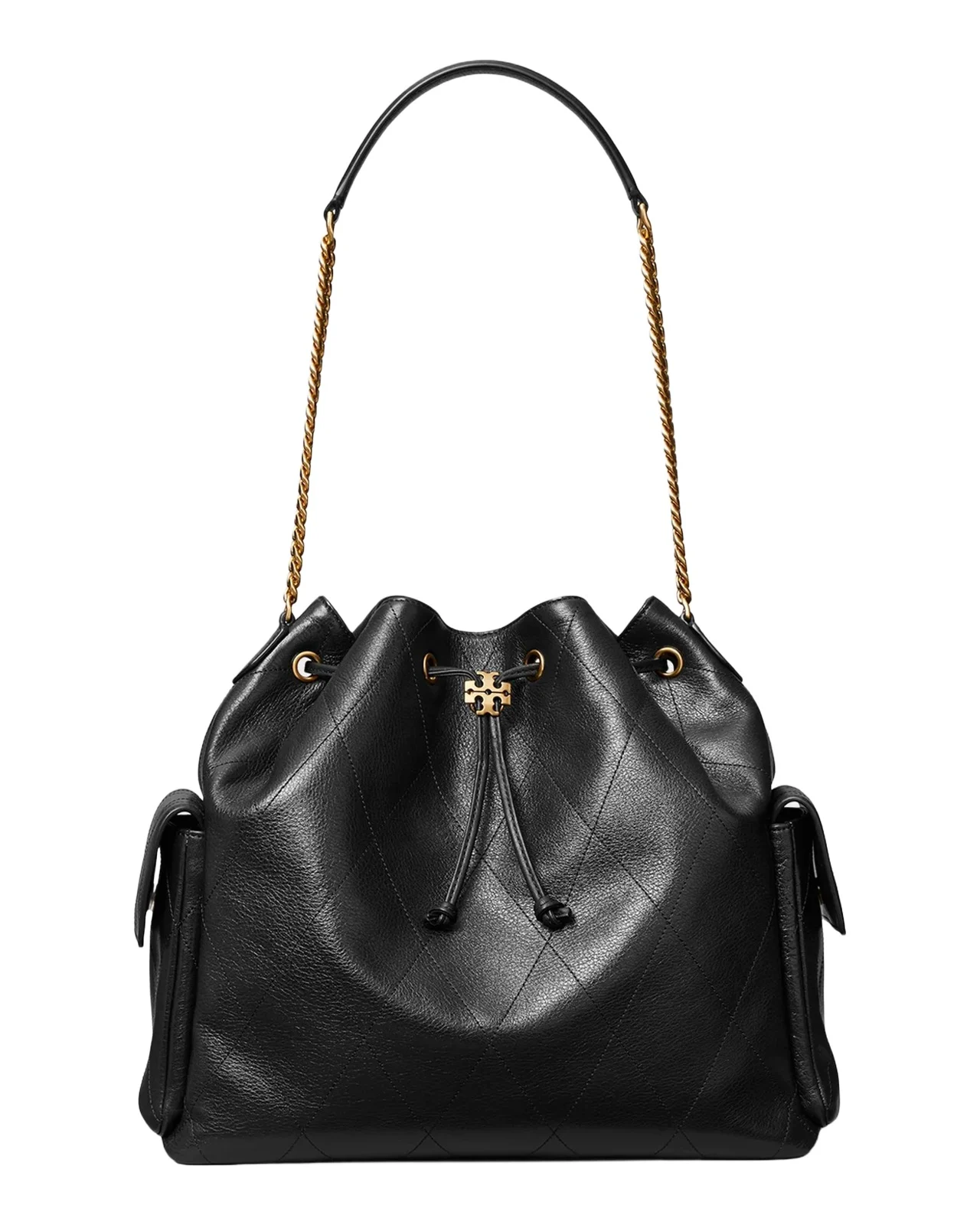 Large Charlie Quilted Leather Shoulder Bag Large Charlie Quilted Leather Shoulder Bag