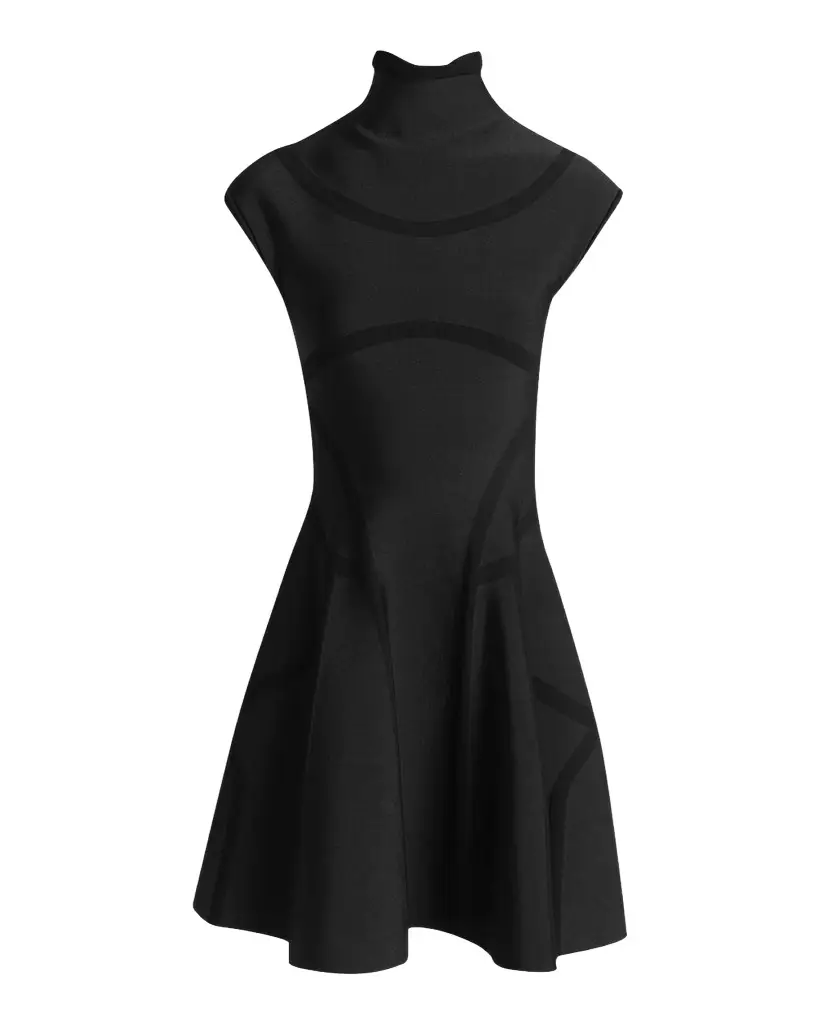 McQueen Volume Fit & Flare Mini Dress | Image 1 McQueen Volume Fit & Flare Mini Dress | Image 1