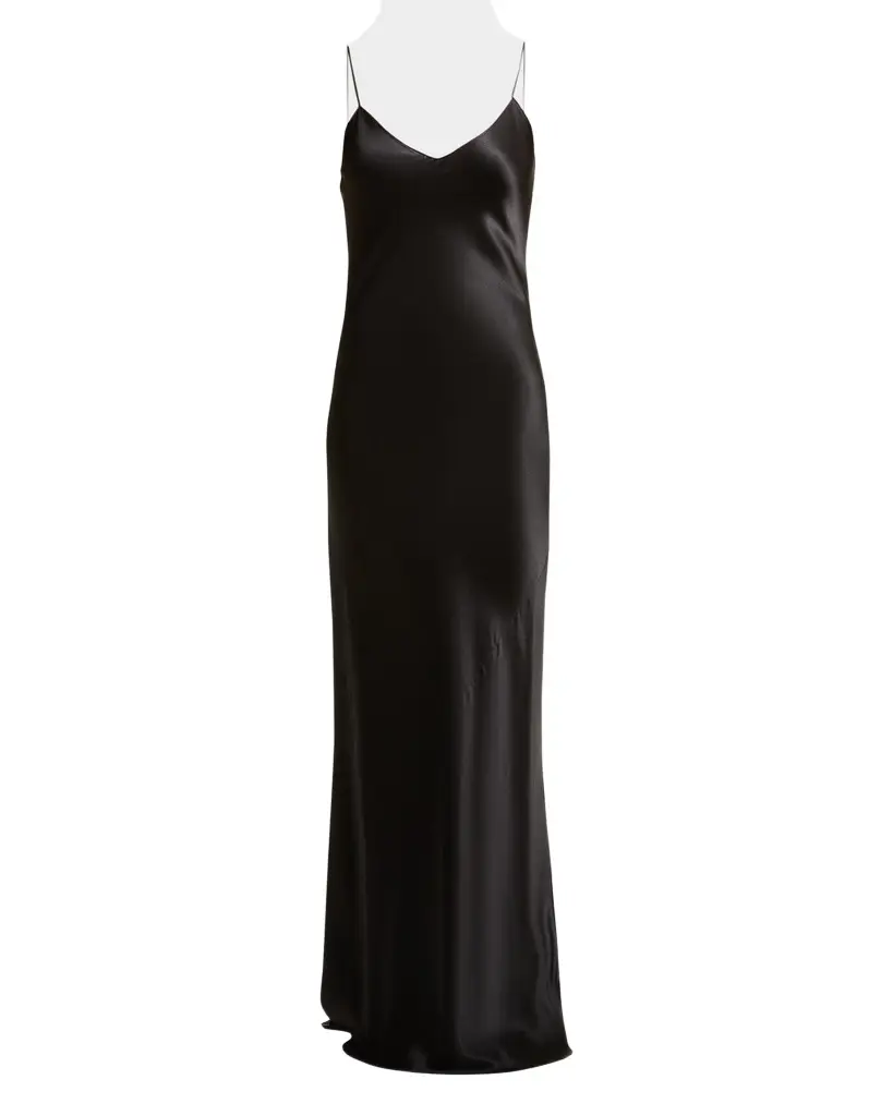 Nili Lotan Silk Satin Slip Gown | Image 1 Nili Lotan Silk Satin Slip Gown | Image 1