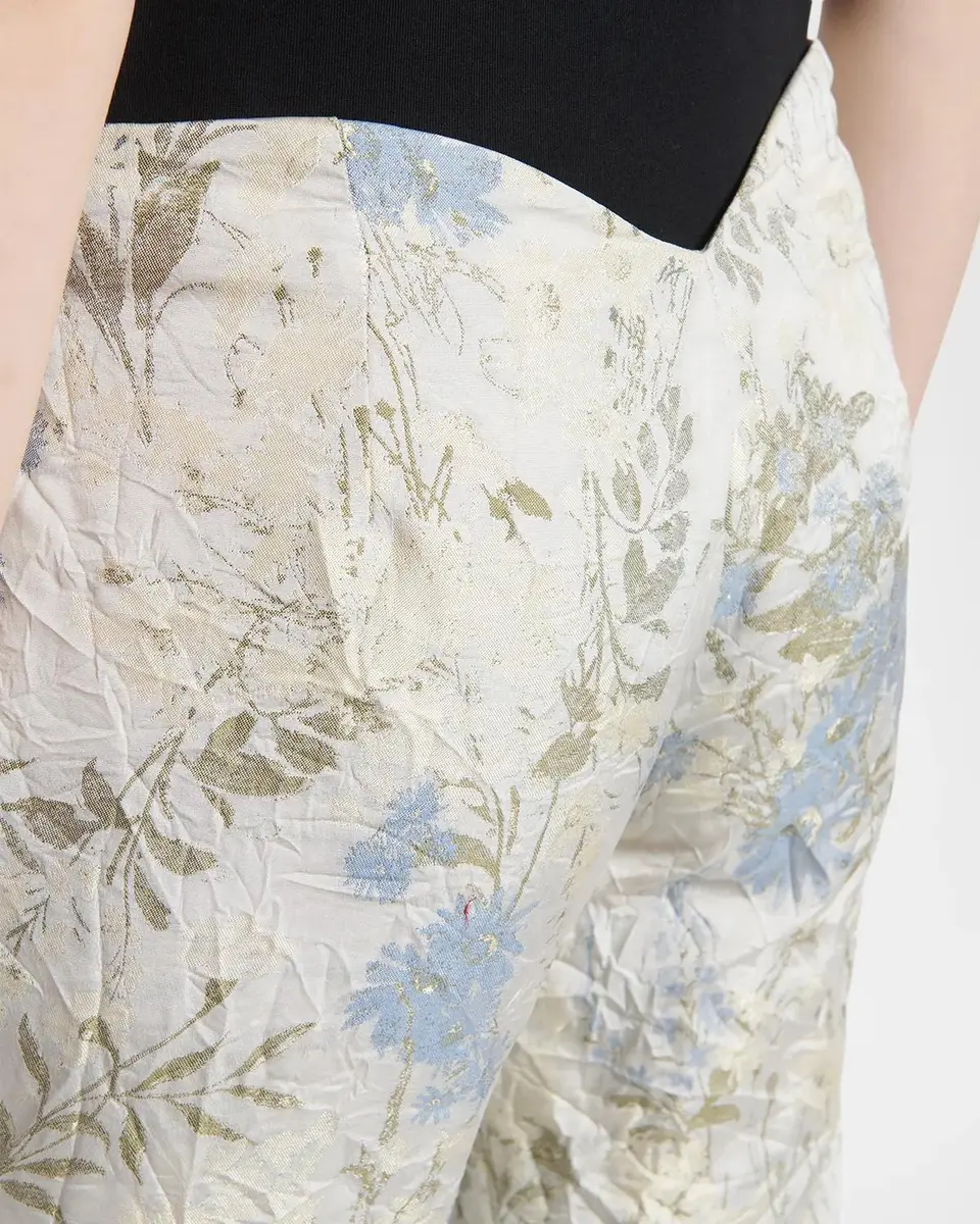 Alexander McQueen Bumster Floral Jacquard Trousers | Thumbnail 5 Alexander McQueen Bumster Floral Jacquard Trousers | Thumbnail 5