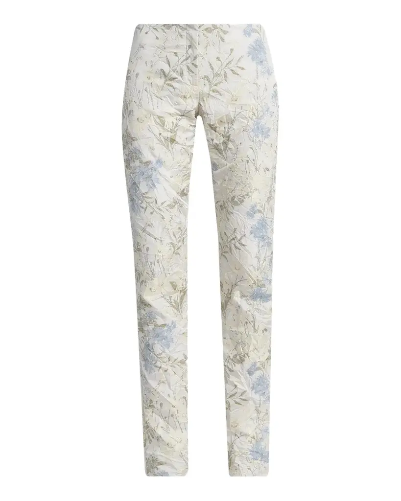 McQueen Bumster Floral Jacquard Trousers | Image 1 McQueen Bumster Floral Jacquard Trousers | Image 1
