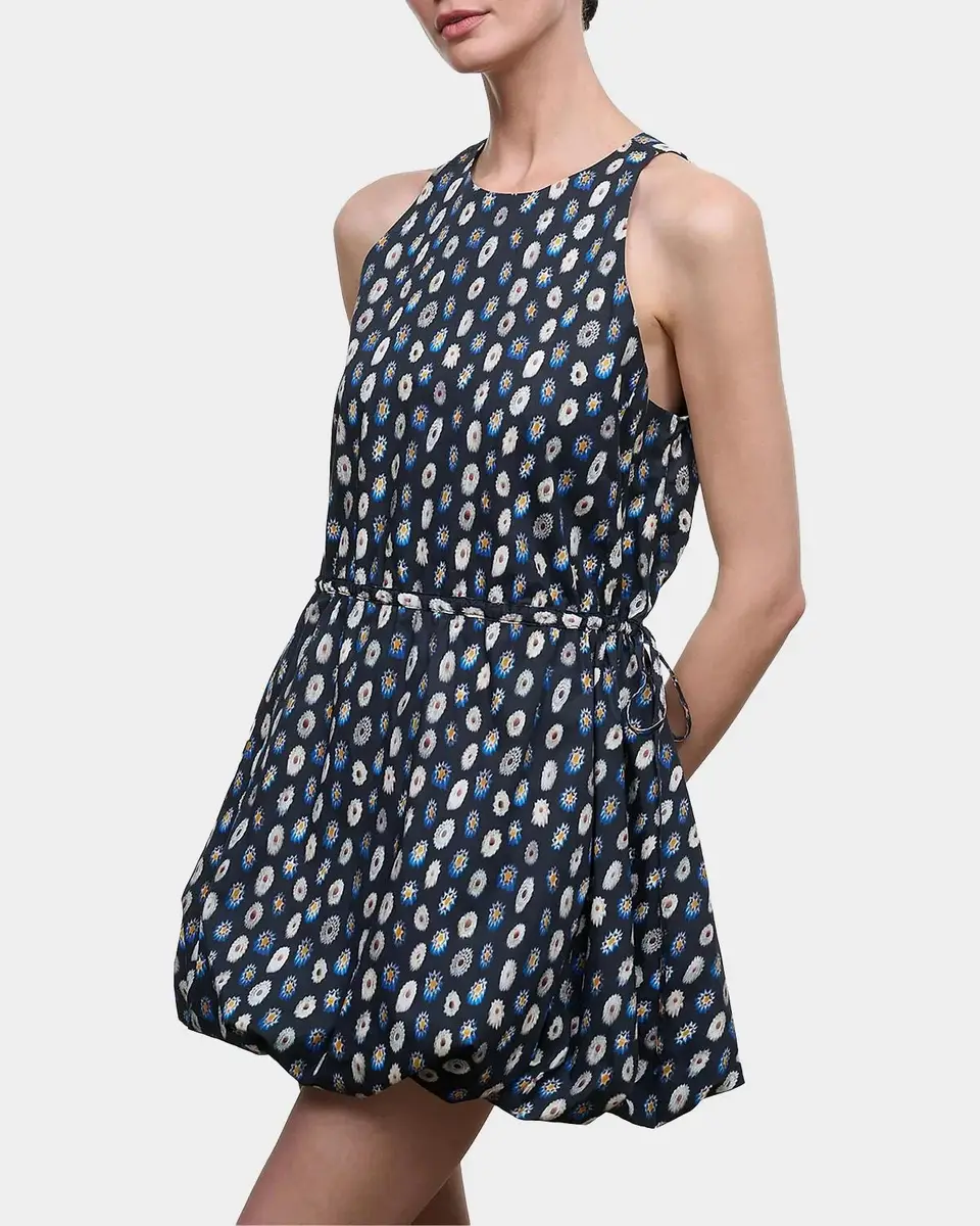 Staud Molly Cotton Bubble-Hem Mini Dress | Thumbnail 4 Staud Molly Cotton Bubble-Hem Mini Dress | Thumbnail 4