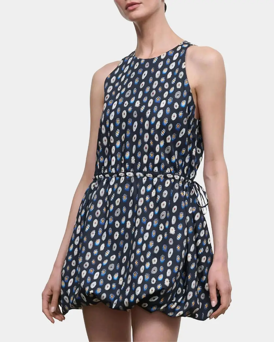 Staud Molly Cotton Bubble-Hem Mini Dress | Thumbnail 5 Staud Molly Cotton Bubble-Hem Mini Dress | Thumbnail 5