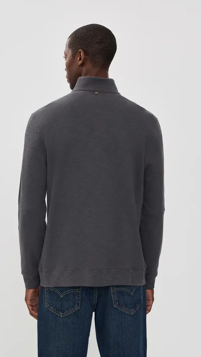 Billy Reid French Terry Half Zip | Thumbnail 3 Billy Reid French Terry Half Zip | Thumbnail 3