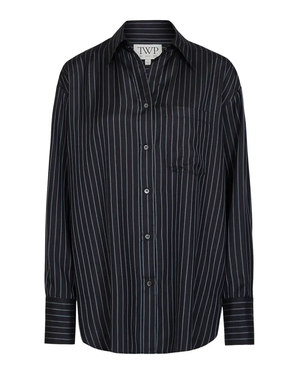 TWP Big Joe Striped Silk Shirt | Thumbnail 2 TWP Big Joe Striped Silk Shirt | Thumbnail 2