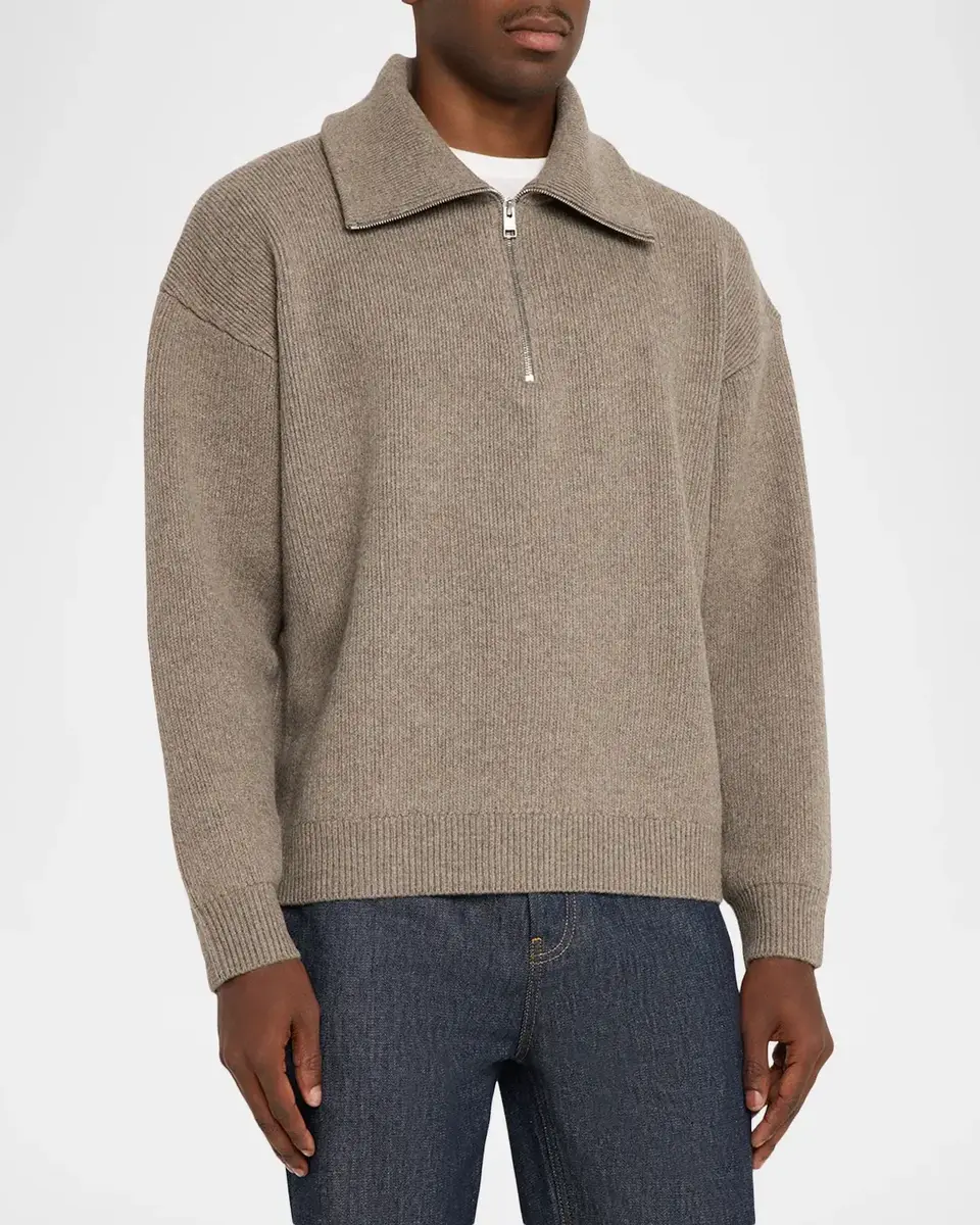Frame Retro Polo Sweater | Thumbnail 4 Frame Retro Polo Sweater | Thumbnail 4