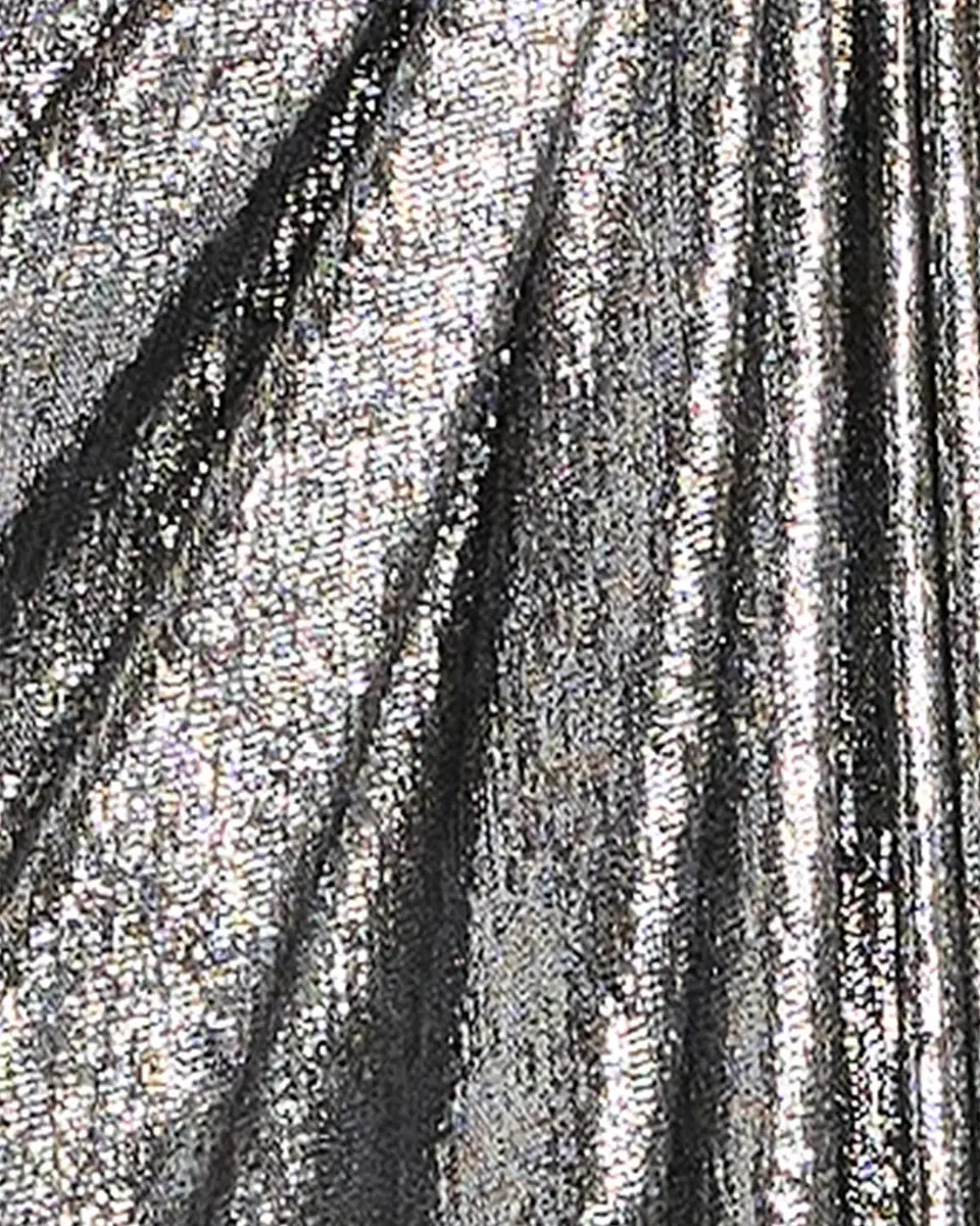 Tadashi Shoji Zeka Metallic Cape Sleeve Gown | Thumbnail 6