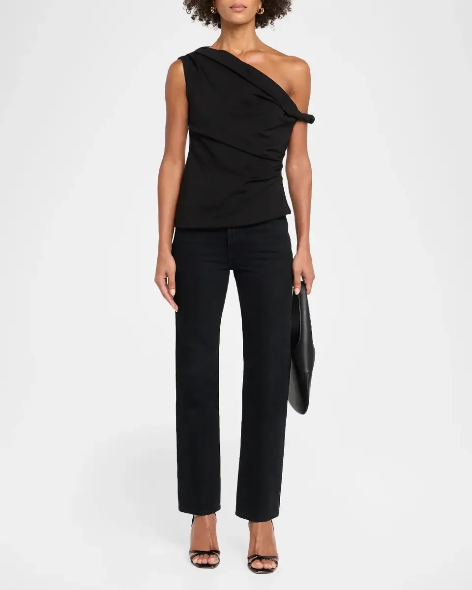 Simkhai Zerra Draped Asymmetric Top | Thumbnail 2 Simkhai Zerra Draped Asymmetric Top | Thumbnail 2
