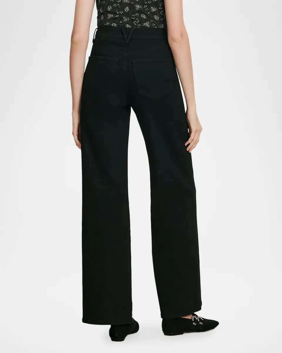 Veronica Beard Taylor Stretch Denim Wide-Leg Jeans | Thumbnail 3 Veronica Beard Taylor Stretch Denim Wide-Leg Jeans | Thumbnail 3