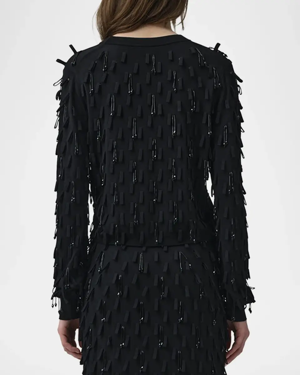 Simkhai Myra Embellished Crewneck Sweater | Thumbnail 3