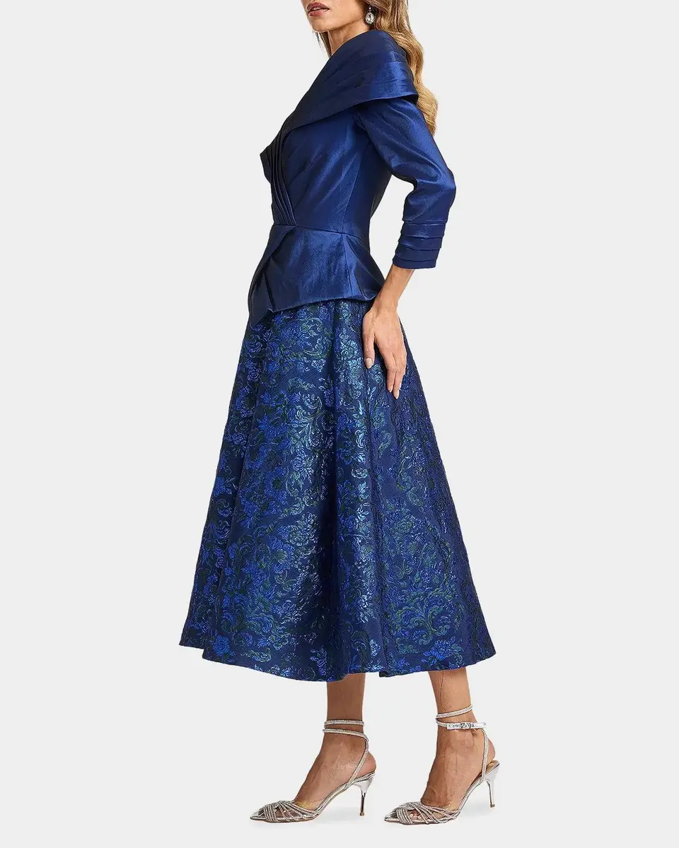 Tadashi Shoji Renwick Portrait Jacquard Cocktail Dress | Thumbnail 4