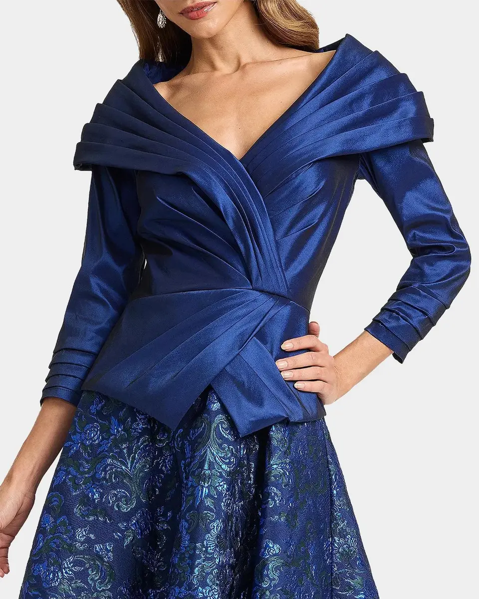 Tadashi Shoji Renwick Portrait Jacquard Cocktail Dress | Thumbnail 5